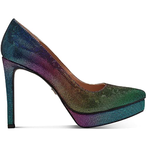 Thalia Sodi Womens Joey Pointed Toe Platform Platform Heels Multi 9 Medium (B,M)2