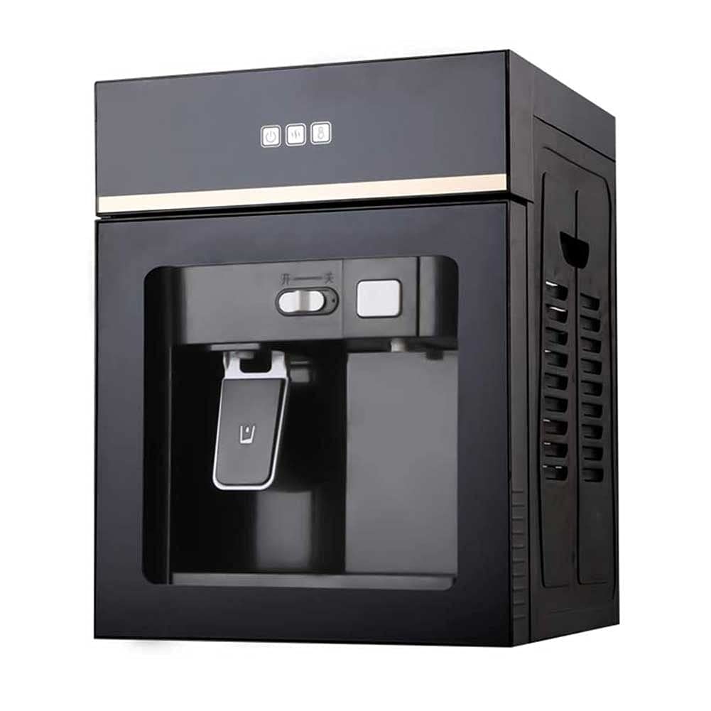 Countertop Self Cleaning Bottleless Water Cooler Dispenser with Filtration - Hot and Room Temperature Water. Small Drinking Fountain for Home Office Use Desktop