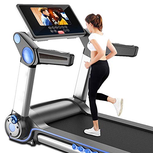Caminadoras plegables, cinta de correr eléctrica plegable para uso doméstico, máquina de caminar ultra silenciosa para deportes y fitness
