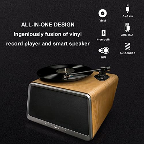 Tourne-Disque Vinyle Haut-Parleur Bluetooth Intelligent Rétro LP Record Wood Player Platines AUX 3.5 - Les Beatles, Paul McCartney, John Lennon, RIngo Starr, George Harrison Tourne-Disque Vinyle Haut-Parleur Bluetooth Intelligent Rétro LP Record Wood Player Platines AUX 3.5 – Image 4
