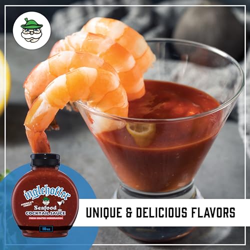 Inglehoffer Seafood Cocktail Sauce with Horseradish, 10 oz Squeeze Bottle