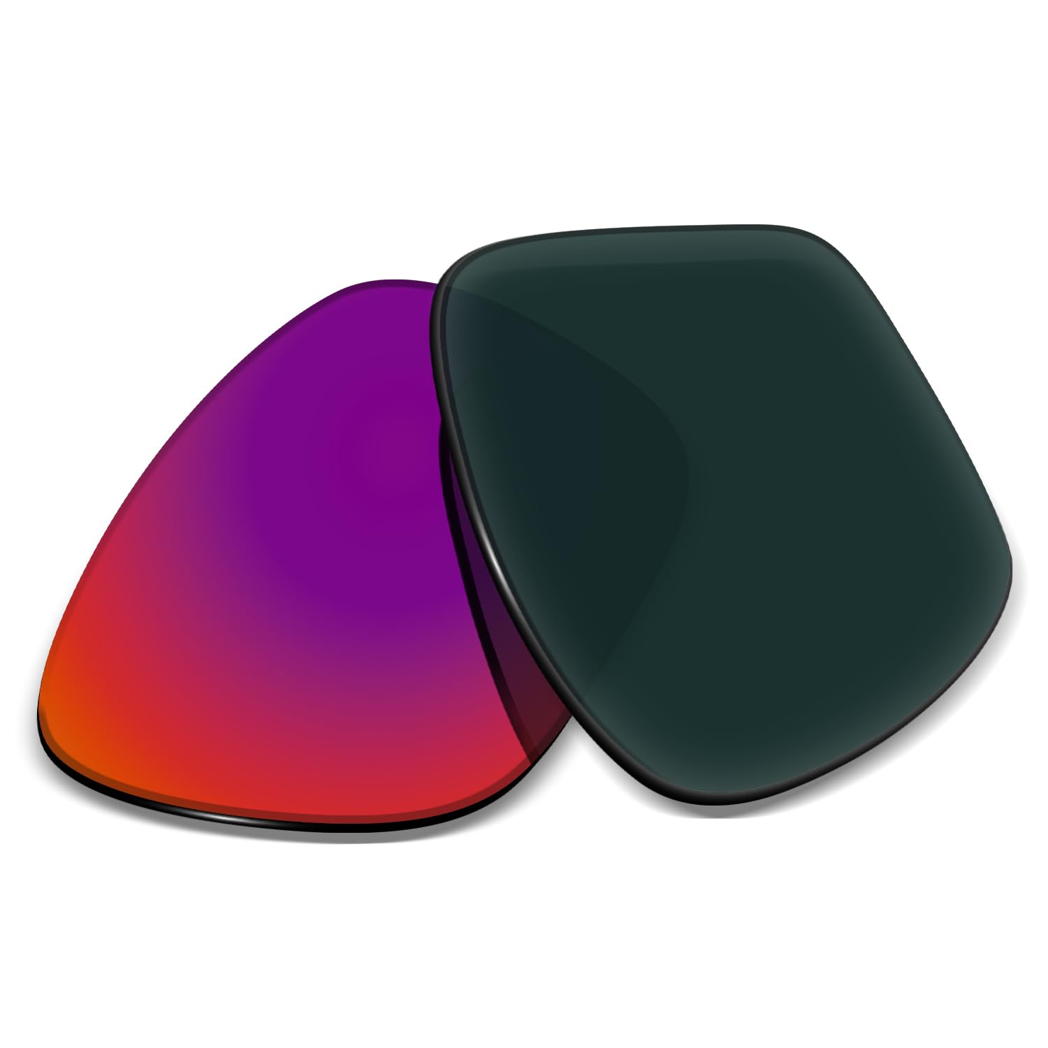 Lenti di ricambio da 1,5 mm compatibili con occhiali da sole Oakley Sylas XL OO9448 da 60 mm, antigraffio e resistenti agli urti