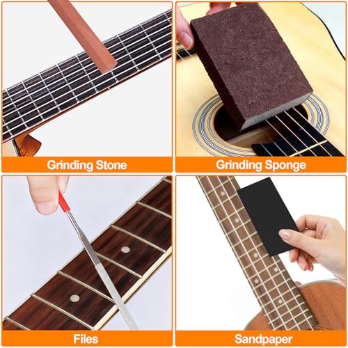 132-Piece Guitar Maintenance Tool Kit with Carry Bag - Image 4