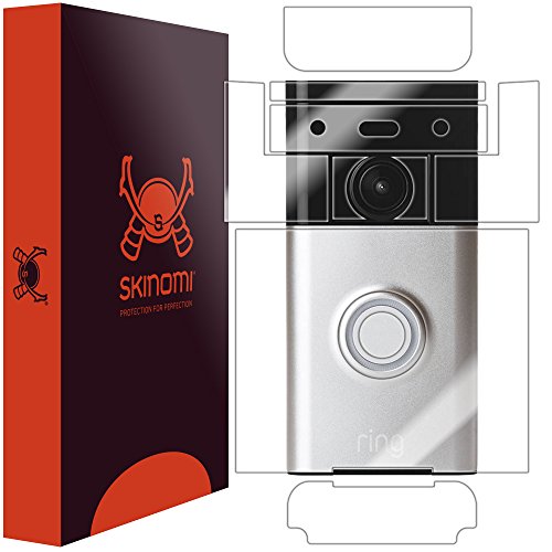 Skinomi Full Body Skin Protector Compatible with Ring Video Doorbell (Wi-Fi Enabled) TechSkin