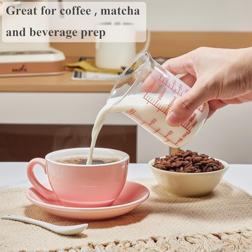 Image of Ackers Borosilicate Glass Measuring Cup with Spout, 250 ml, 8 oz /1 Cup