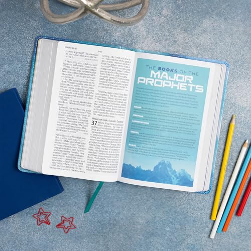 CSB Kids Bible, Northern Lights LeatherTouch, Large Print, Red Letter, Study Helps for Kids, Full-Color Inserts and Maps, Presentation Page, Easy-to-Read Bible Serif - image 3