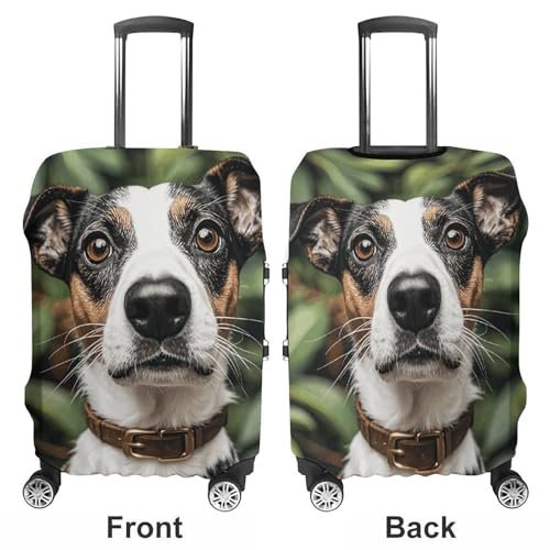 Luggage Covers for Suitcase Travel Luggage Cover Suitcase Protector Selfie Dog Elastic Suitcase Cover Washable Baggage Covers Fit 19-32 Inch Luggage S3