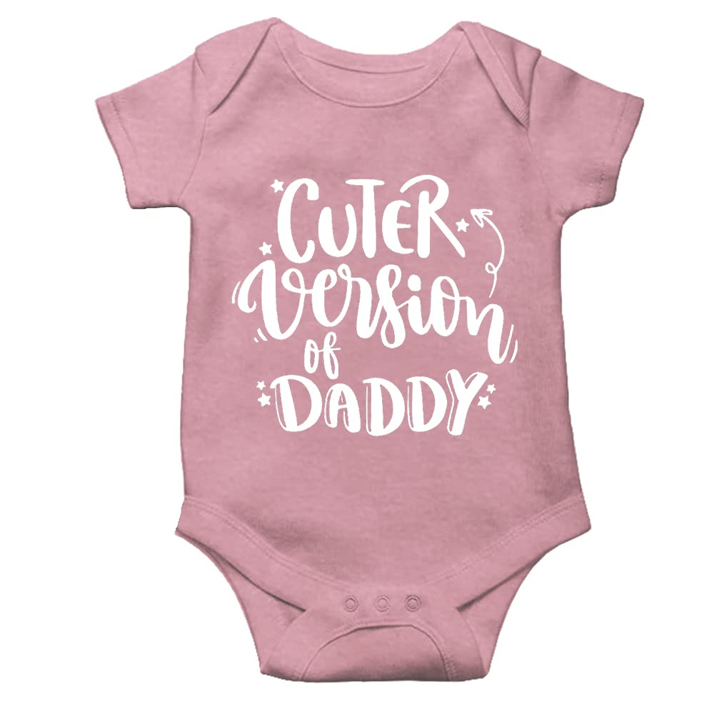 Cuter Version of Daddy - I Really Love My Dad - Funny Cute Infant Creeper, Baby Bodysuit 0-24 Months