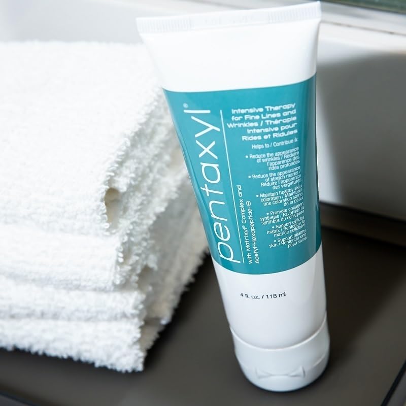 Pentaxyl Peptide Cream — Matrixyl®, Acetyl Hexapeptide-8 & Palmitoyl Oligopeptide to Smooth Fine Lines & Firm-Looking Skin, Fragrance-Free, 4 fl oz (118 mL)