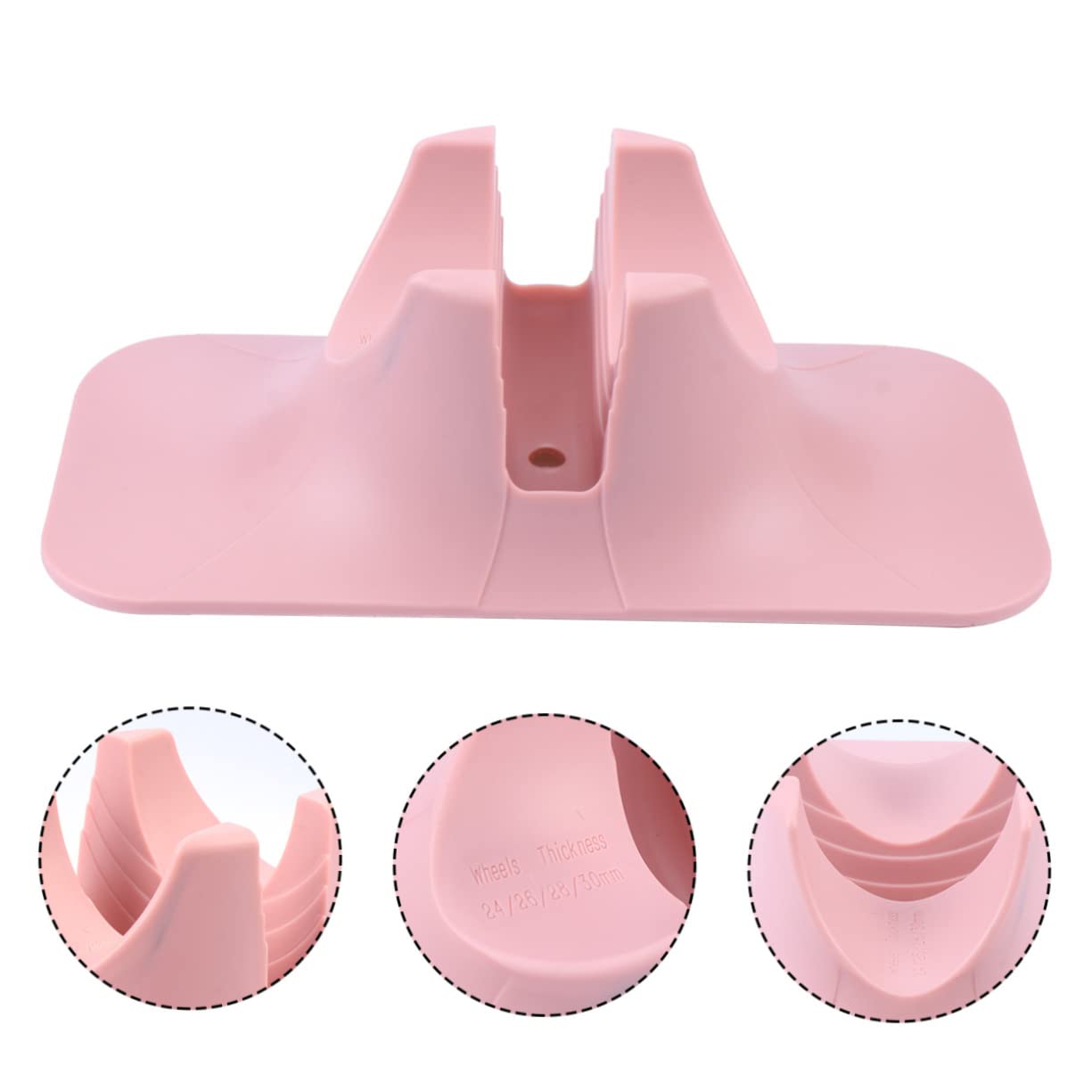 Soporte para Scooter de Abs Resistente Fijación de Tornillos para Patinete en Piso o Jardín, Soporte Estable para Almacenamiento Seguro