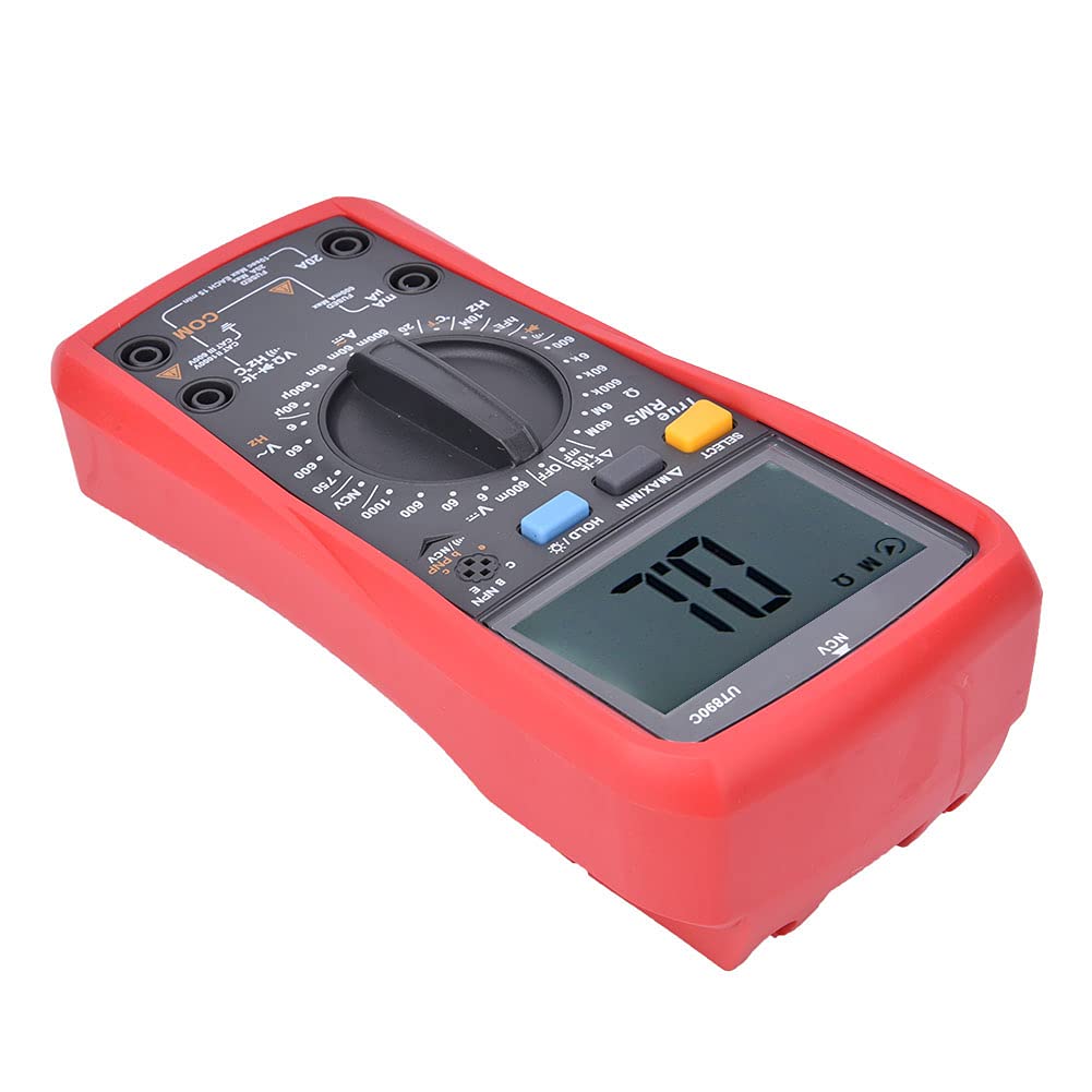 Handheld -Multimeter, UT890C 6000 -Ziffern True RMS Digital Manual Range Multimeter mit Sicherungsalarm, Hohe Präzision für Stromwartungstechniker, NCV, Backlight Display, AAA