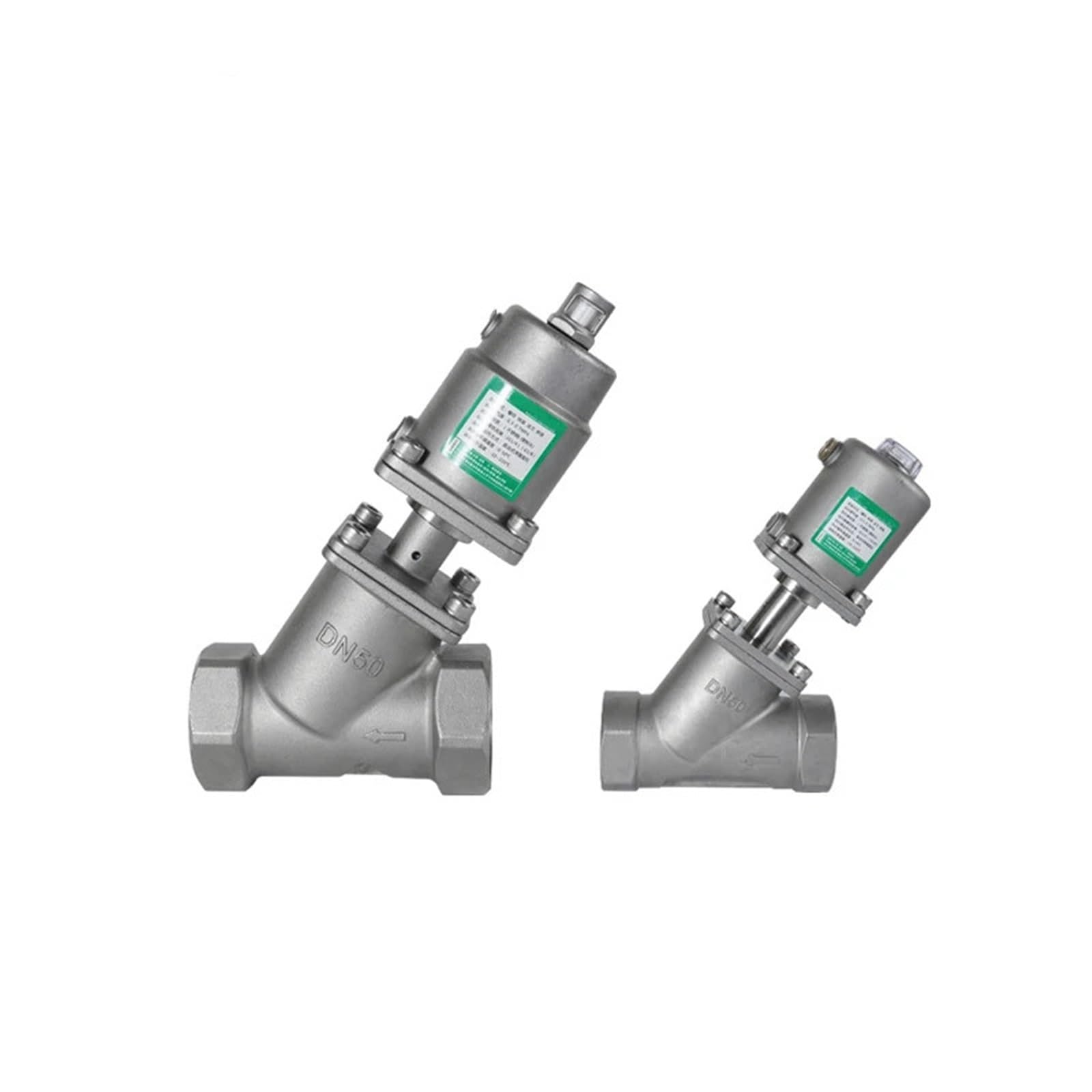 Vanne pneumatique anti coup de bélier inox 304 pour bloquer la vapeur 1"