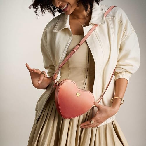 Fossil Heart Crossbody Bag, Nebula Ombre Vday2