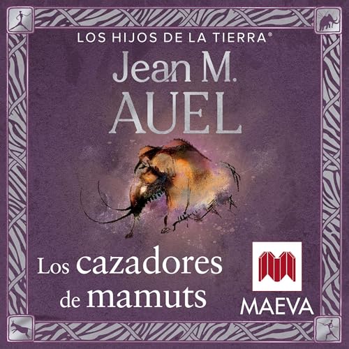 Diseño de la portada del título Los cazadores de mamuts