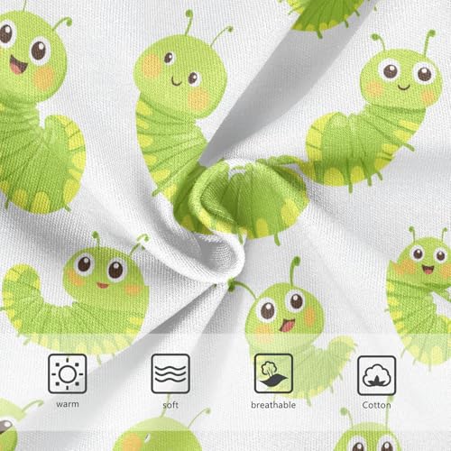 Girls Underwear Soft Cotton Cartoon Caterpillar Kids Panties in Sizes 2/3t, 4t, 5t, 6 and 83