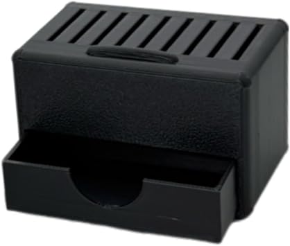 Large Capacity Amp Guitar Pick Holder with Drawer - 3D Printed Pick Box,Guitar Pick Display Stand,Storage Set with Paddle Carrying Clip