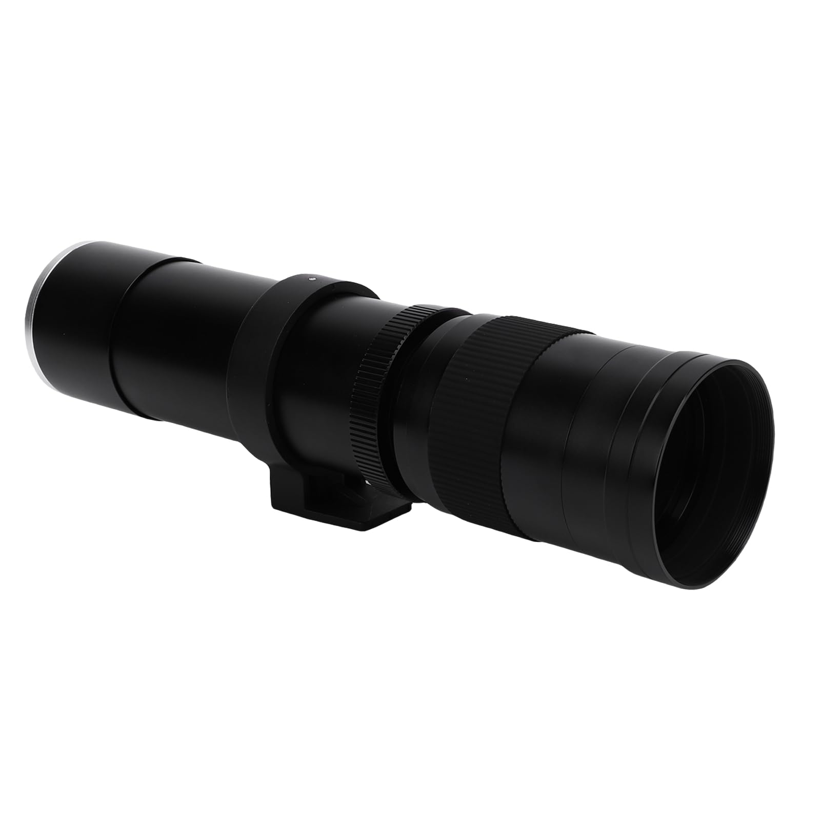 Cuifati 420 do 800 Mm F8.3 Teobiektyw Zoom, Optyczne Szklane Manualne Obiektyw Aparatu Ogniskowego, do Montażu Bezlusterkowego z całą metalową konstrukcją (BLACK)
