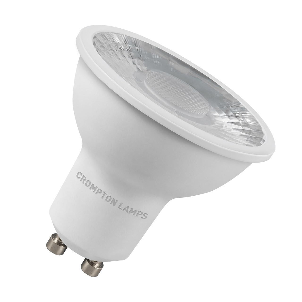 Crompton LED GU10 Spotlight Light Bulb 5W Cool White 4000K Halogen Replacement — image 1