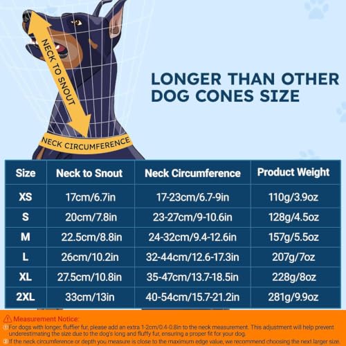 Image of Dog Cone Collar for Dogs After Surgery Extra Long, Adjustable Comfy Dog Elizabethan Pet Collar Cone for Large Dogs Anti-Lick Protective Wound (Camouflage, XL)