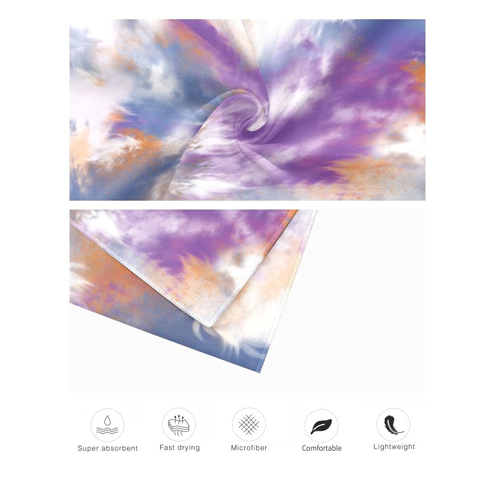 E-shine Custom Beach Towels - Personalized With Name, Tie Dye Design - View #11