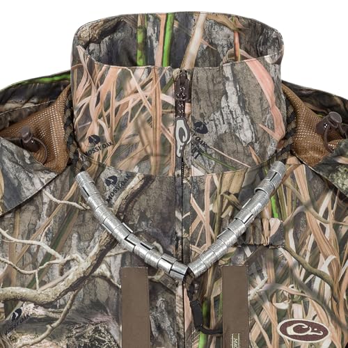 Drake Waterfowl Men's EST Heat-Escape Full Zip 2.0 DW2432 Waterproof Windproof Breathable Hunting Hooded Jacket with Pockets3
