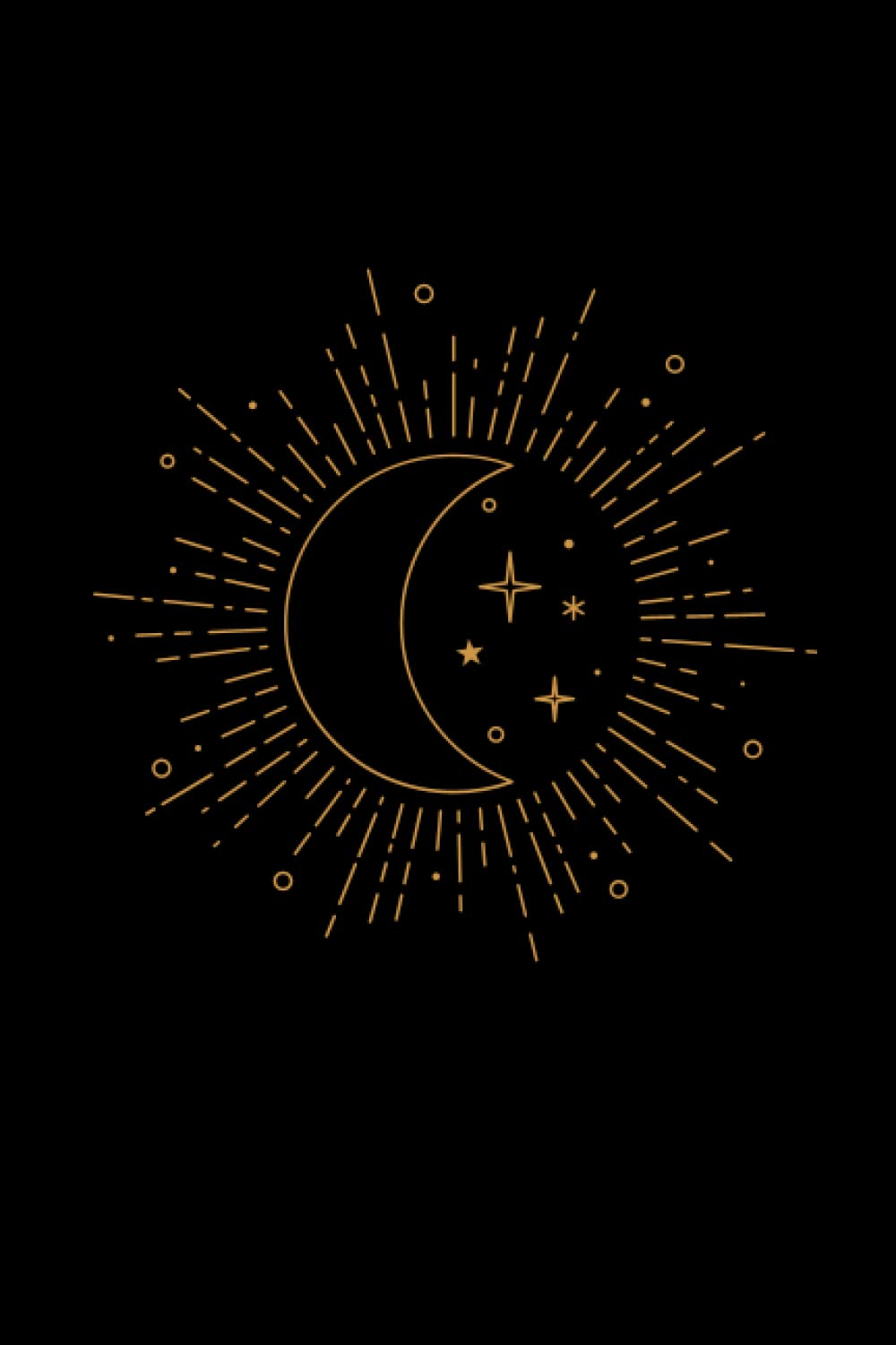 Moon , sun and stars : Celestial Journal / Diary / Notebook: 6 x 9 in. | 150 pages | College Ruled | Lined Notebook