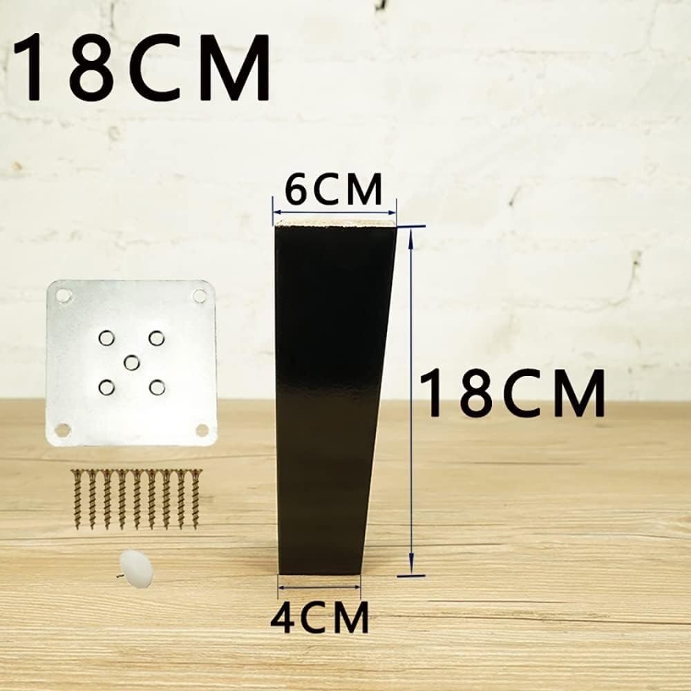 4 pezzi gambe da tavolo in legno for divano, tavolino, mobile TV(18CM)