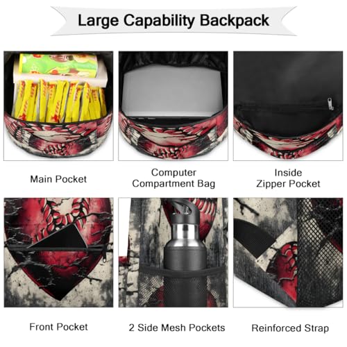 Sac à dos décontracté couleur unie pour voyage et lycée - 3