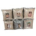 Lumber Jack BBQ 6 x 7 Pound Bag Variety BBQ Pellet Pack - 100 Percent (Hickory, & Oak), Maple-Hickory-Cherry, Oak-Hickory-Cherry, Mesquite Blend and Charblend Hickory