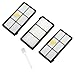Sweet D HEPA Filtros para iRobot Roomba 800 y 900 Series, Recambios Accesorios, 3 Pcs