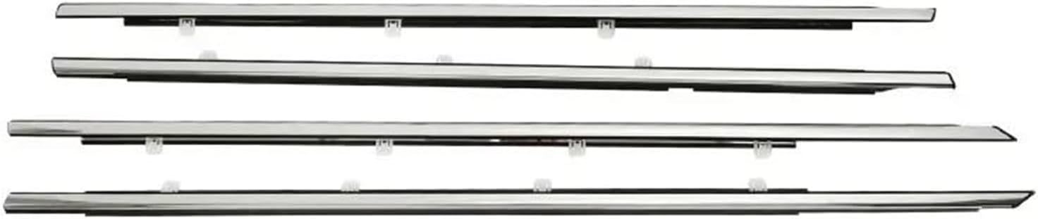 カーウィンドウモールディングトリム 車のサイドウィンドウウェザーストリップシーリングトリムクロームガラスシーラントストリップウェザー