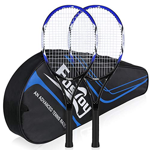image for Fostoy Adult Recreational Tennis Racket, 27 inch Tennis Racquet with C