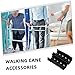 NIYANGLE 10pcs Cane Clip Pins for Walkers and Crutches Durable Plastic and Steel Construction Non Slip Locking Accessories for Seniors and Disabled Mobility Support