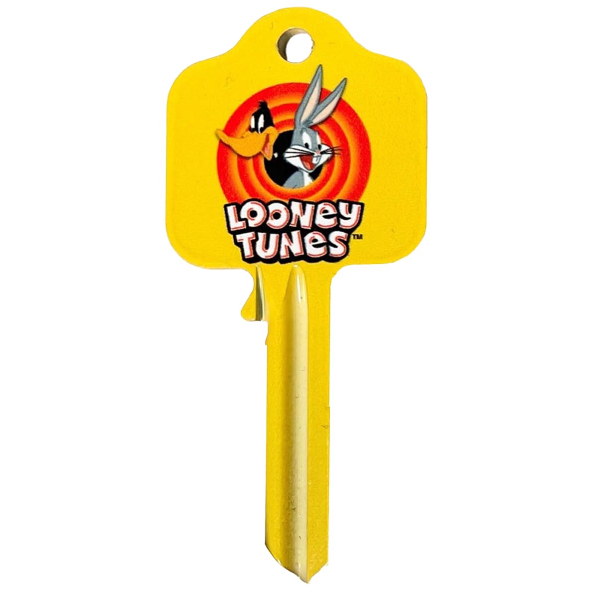 Looney Tunes Men's Yellow Blank Key (One Size) (Yellow)