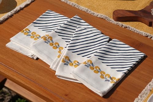 Servilletas de Tela Ramanta Home Set 12 Floral 18x18 pulg miniatura 6