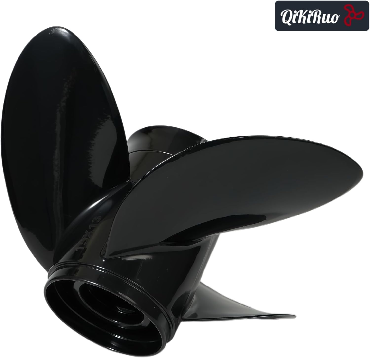 15x13 Propeller for Honda Outboard Motor BF115/BF135/BF150/BF200BF225/BF250HP Aluminum Propeller,4-Blades Props 15 Tooth,RH