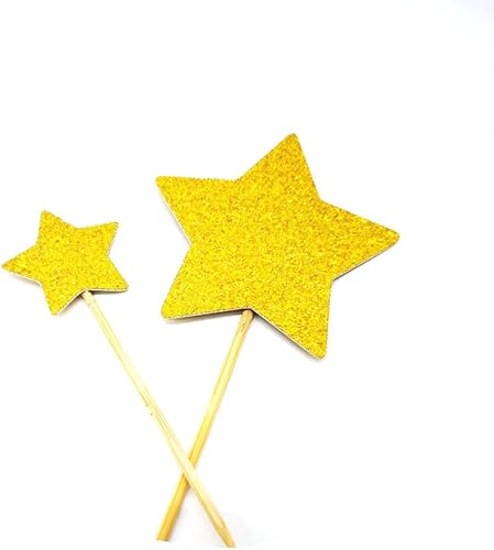 Miniatura 4 de Twinkle Twinkle Little Star - Decoración para cupcakes con purpurina para tartas de cumpleaños, decoración de aperitivos, accesorios de fiesta para