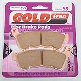 Pastilla de freno Pastilla de freno Gold Fren para moto Harley Davidson 1200 XL C Custom 2014 AVG/AVD/Llantas de rayos Nuevos