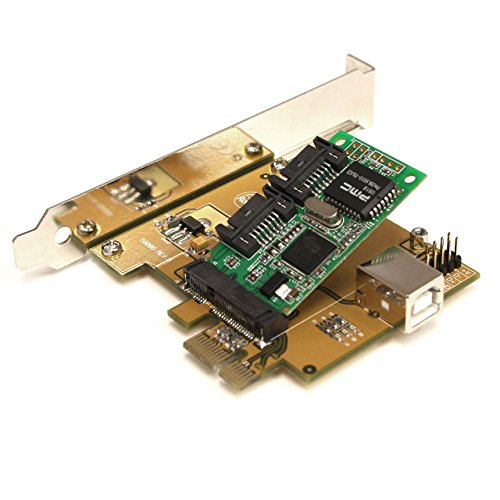 Adaptateur PCI Express vers Mini PCI Express carte de conversion de slot interne - 5