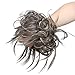 Scrunchie Messy Hair Bun Extension Wrap On Fluffy Updo Chignon Donut Hairpiece With Elastic Rubber Band Messy Ponytail Scrunchy Hairpiece Synthetic For Women (6AH613)