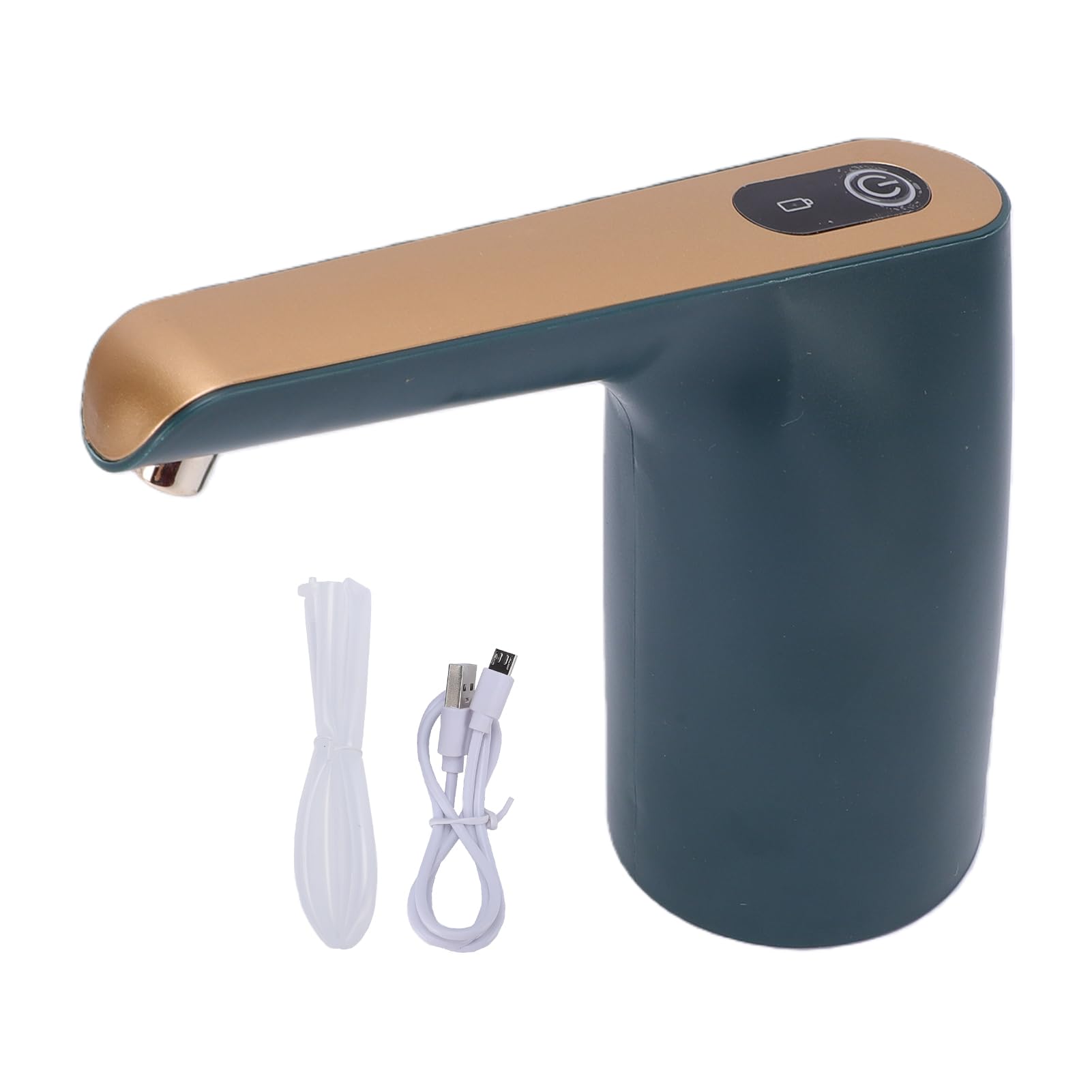 Tuyau de 55 cm pour bouteilles de 5 gallons avec pompe à eau Luocute verte USB