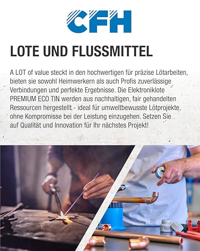 Silberlot CFH Hartlot SH 320 – Ø 1,5 mm, 333 mm, 1 Stab, cadmiumfrei