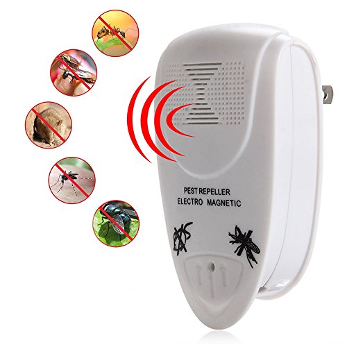 iLifeSmart Repelente Electrónico de Plagas por Ultrasonidos, L1 - 3110 Repelente de Insectos Ultrasónico Enchufable, Repele Plagas/Ratas/Moscas/Arañas, Hormigas - Ecológico