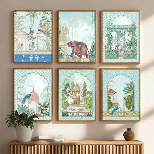 Image of kotart Premium Digital Traditional Art Paintings with Frame for Home Decor - Framed Wall Painting for Living Room Bedroom Office Room Decor - Painting for Wall Decoration - (10X13 INCH, C)
