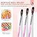 SAVILAND Acrylic Nail Set – 10 Colors Glitter Nudes Acrylic Powder and Acrylic Liquid Acrylic Nail Brushes Nail From Dappen Dish Cuticle Oil Manicure Tools for Acrylic Application at Home & Salon Use
