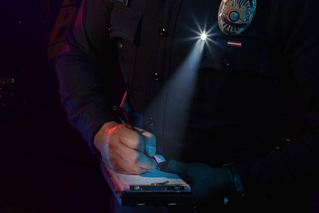 Tactical LiteStick 200 Lumens USB Rechargeable Programmable Pocket LED Flashlight - 1 Red, and 2 White LED Lights