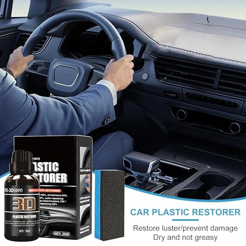 Image of Car Dashboard Polish, Restores Original Finish, UV Blockers Prevent Fading, Revitalizing Coating Agent
