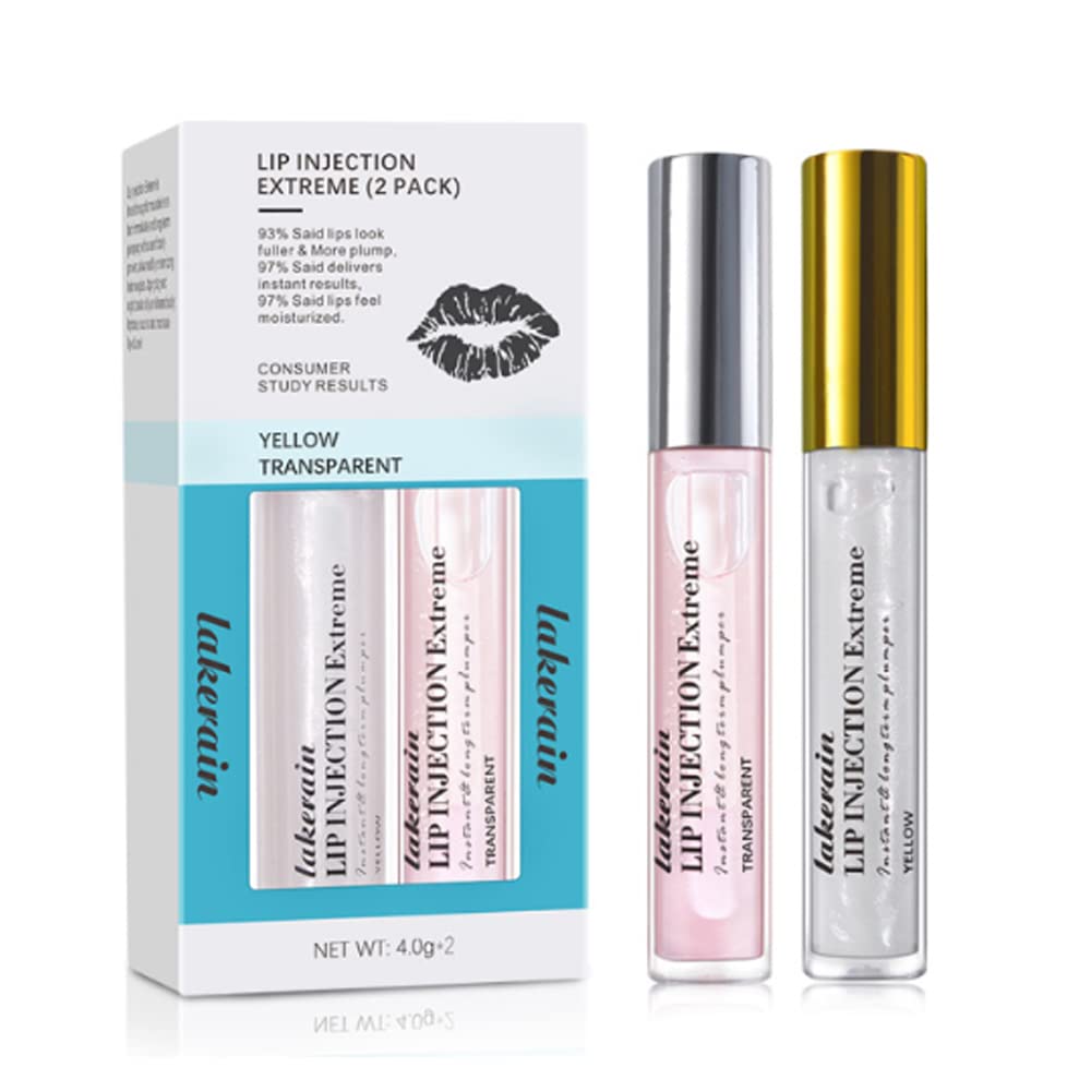 Lip Liquid Moisturizing and Moisturizing Transparent Lip Gloss Lip Plumping Softer Bigger and Fuller Natural Lip Enhancer, Lip Mask, Lip Gloss, No Chapped Lips