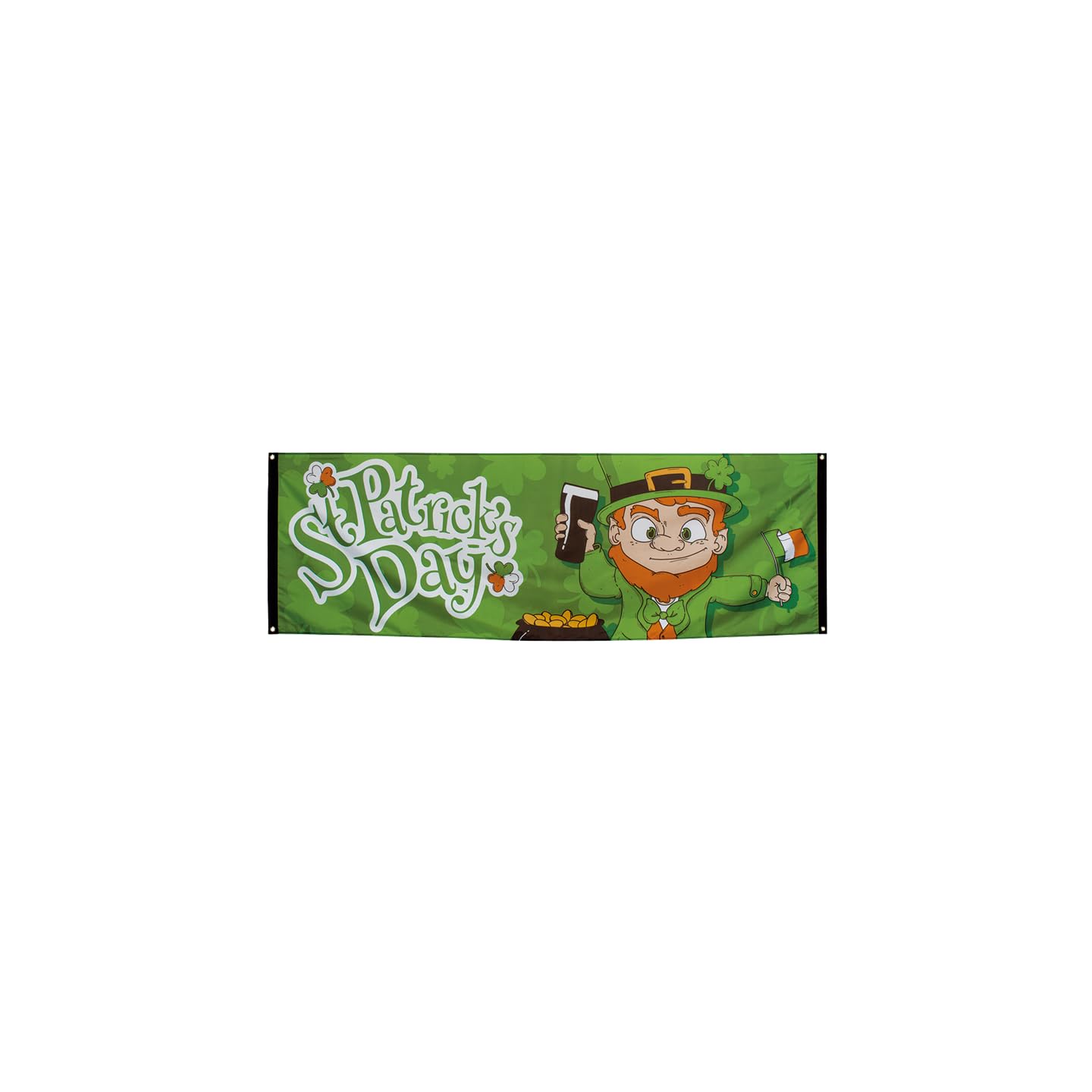 Boland 44903 St Patrick's Day Banner Size 74 x 220 cm Irish Holiday Ireland Hanging Decoration Flag Theme Party