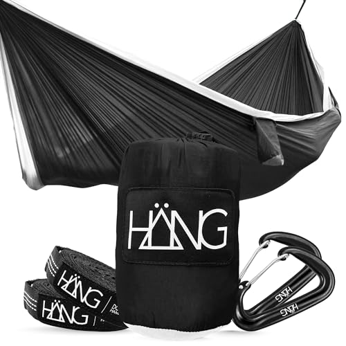 HÄNG XXL Hängematte 300 x 170 cm Outdoor für 2 Personen - Wetterfest & Ultraleicht (850...